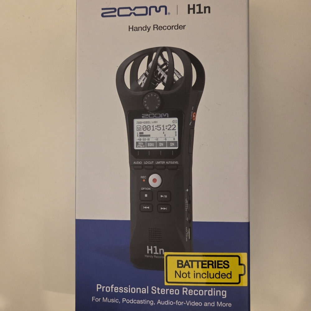 Zoom H1n Handy Recorder - With Hard CASE